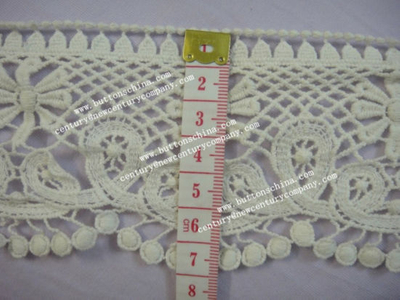 007 Manufactory Moda Novo Design Algodão Crochet Lace